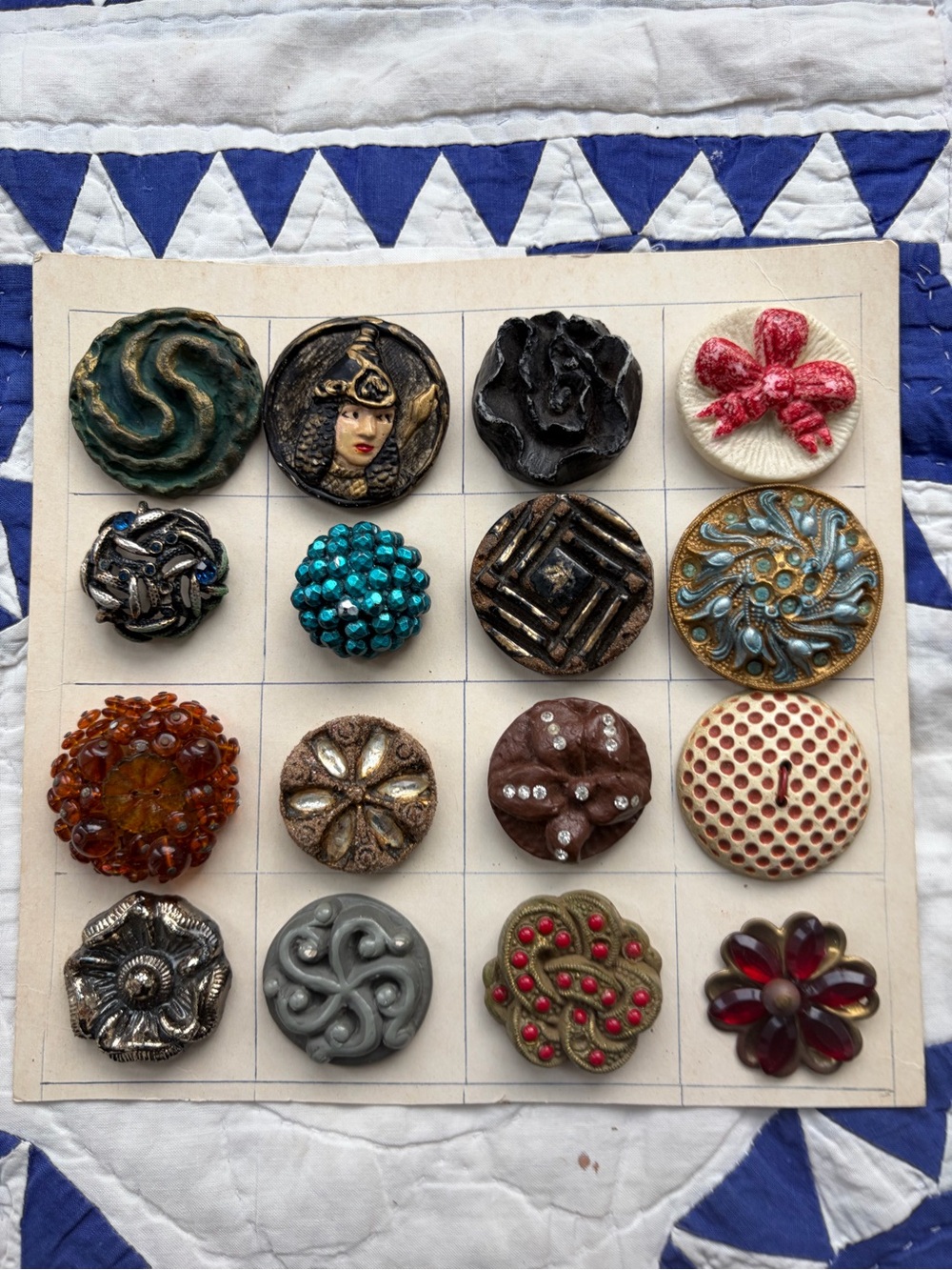 Vintage Mixed Currated Button Collection